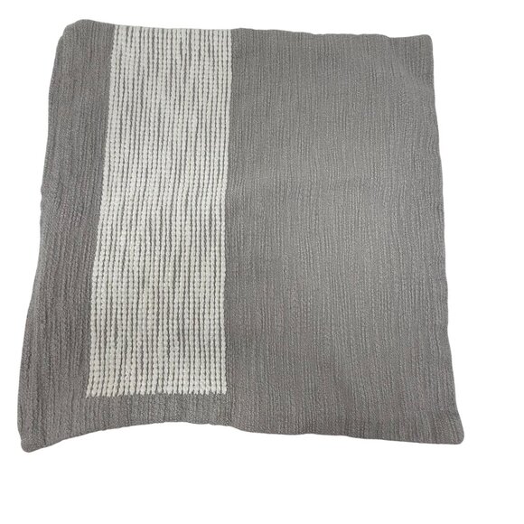 Hearth & Hand Magnolia Gray Decorative Pillow Covers 18" X 18" 100% Cotton - Picture 2 of 7